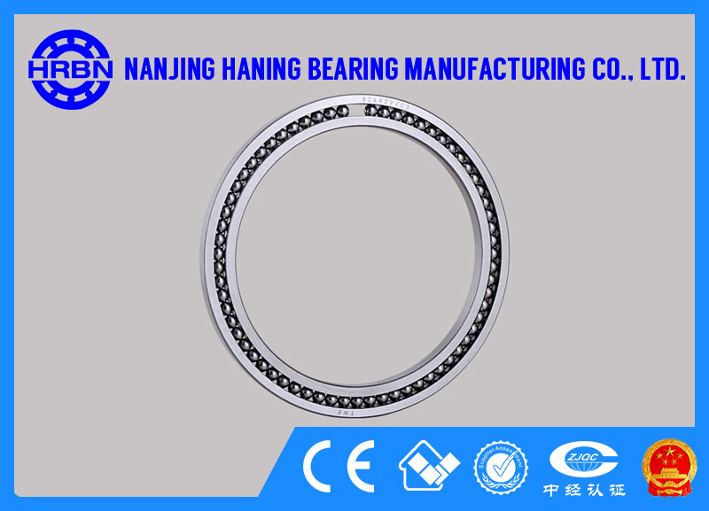 Precision thin wall sealing of four point contact ball bearing