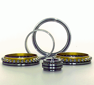 Double direction thrust angular contact ball bearing